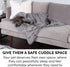 Furhaven Waterproof Throw Blanket for Dogs & Indoor Cats, Washable - Shaggy Plush Calming Long Faux Fur & Velvet Dog Blanket - Gray, Small...