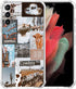 Cowboy Case Case for Galaxy S21,Retro Western Country Cowgirl Life Art Collage Phone Case for Boys Men Women,Trendy Soft TPU Case Compatible with ...