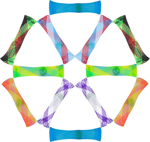12 Pack Stress Relief and Anxiety Relief Fidget Toys,Marble Mesh (6 Color)...