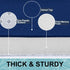 Smiry Memory Foam Bath Mat 24x16, Extra Soft and Absorbent Bathroom Mats, Non Slip Washable Carpet for Floor, Shower and Tub, Navy Blue...