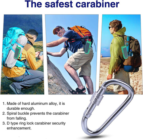 LTGEM Silicone Carrying Travel Case for JBL FLIP 5 Waterproof Portable Speaker with Extra Carabiner - Teal...
