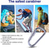 LTGEM Silicone Carrying Travel Case for JBL FLIP 5 Waterproof Portable Speaker with Extra Carabiner - Teal...