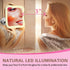 Upgraded 10x Magnifying Lighted Makeup Mirror with Natural White LED Lights, 360°Swivel Portable Cordless Makeup Mirrors with Locking Suction Base...