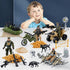 US Army Men Action Figures Play Set,Toy Soldiers with Military Weapons Accessories for Kids Boys...