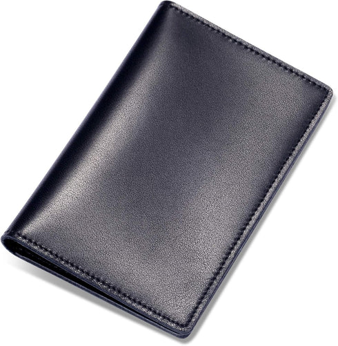 HISCOW Minimalist Thin Bifold Card Holder - Italian Calfskin...