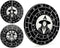 Fidget Spinner Dice 7-in-1 Metal DND Dice Set Built-in D4, D6, D8, D10, D%, D12 and D20 Unique Dice Spinner Wizard Metal D&D Dice for Dungeons and...