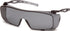 Pyramex Safety Pyramex Cappture Over Prescription Safety Glasses, Gray Frame/Gray H2X Anti-Fog Lens (S9920ST)...
