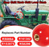 Red Gearshift Knob Shift Lever Knob Replacement for John Deere Tractors 1020 2640 2755 4430 4455 8430 Replace R50864 R161382 R153875 R58296...