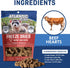 Freeze Dried Ferret Treats - 1oz Resealable Bag of Treats for Ferrets - Beef Heart Ferret Snacks - Single Ingredient Ferret Food With No Preservat...