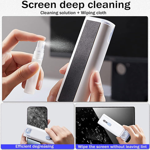 7-in-1 Cleaner Kit for Airpods Headphones,Keyboard Earbuds Case & Computer, Deep Cleaning Tools with Screen Cleaner for Airpods 1/2/3/ Pro, Earpho...