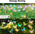 Solar Garden Lights, 2 Pack Butterfly Solar Lights Outdoor with Glowing Wings, Waterproof Solar Lights for Outside, Sway by Wind, Decor for Garden...