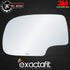 exactafit 8720PL Driver Side Mirror Glass Replacement Repair Compatible With Chevy Avalanche Silverado Suburban Tahoe, GMC Sierra Yukon YukonXL, C...