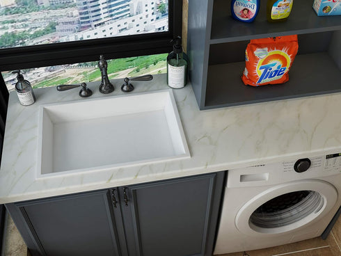 White Marble Contact Paper for Countertops Peel and Stick Countertops for Kitchen Granite Countertop Contact Paper Marble Vinyl Countertop Paper C...