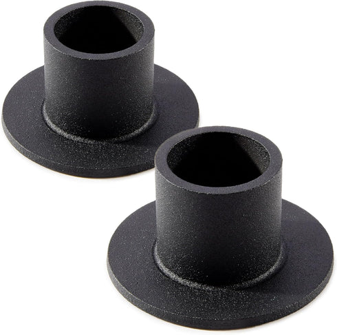 Black Taper Candle Holders, Iron Tapered Candlestick Holders for Pillar Candles, Home Decor, Table Centerpieces, Weddings, Party, Dinner...