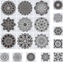 Woohome 18 PCS Reusable Stencils Painting Drawing Mandala, 9 PCS 12 x 12 Inch Painting Template and 9 PCS 6 x 6 Inch Painting Stencils for DIY Roc...