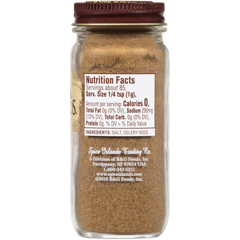 Spice Islands Celery Salt, 3 Ounce...
