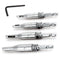 Self Centering Drill Bit Set, 4 PCS HSS Self-Centering Hinge Tapper Core Drill Bit Set, Woodworking Tools and Accessories 5/64", 7/64", 9/64", 11/...