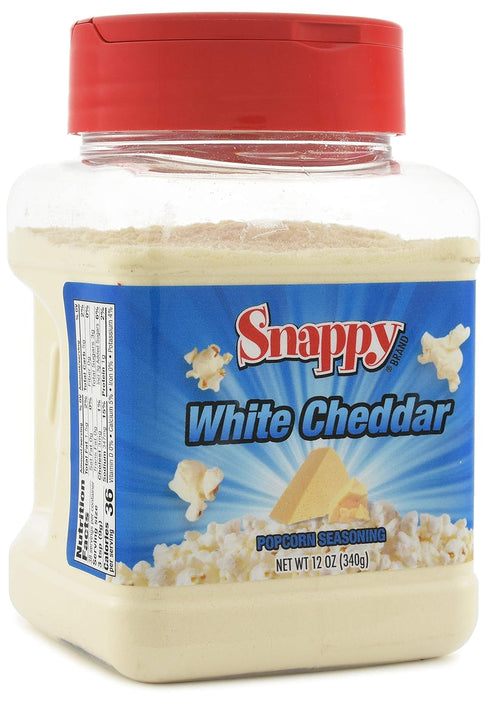 Snappy White Cheddar Cheese Popcorn Seasoning, 12 Oz...
