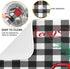 Oarenol Christmas Buffalo Truck Dish Drying Mat Black White Plaid Large 18 x 24 Inch Reversible Drying Mat for Kitchen Counter...
