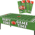 AnapoliZ Football Tablecloth Plastic | 3 Pcs Party Pack (54' Inch Wide x 72' Inch Long) | Rectangular Game Day Table Cover | Football Party Touchd...
