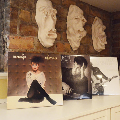 CollectorMount Album Mount 1 Pack Wall Mount Album Frame Brackets or Shelf Stand, Adjustable, Clear to display Vinyl Records...