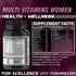 FXSUPPS Multivitamin for Women with Vitamin C, Vitamin D, Vitamin E, Zinc for Immune Support - Vegan Women's Multivitamin with Biotin, Iron, Antio...