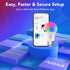PARTPHONER Matter Smart LED Light Bulb Work with Google Home/Alexa/Apple Home/SmartThings/Siri, A19 E26 800LM Color Changing Light Bulb with Music...