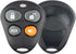 KeylessOption Keyless Entry Remote Control Starter Car Key Fob Case Shell Outer Cover Button Pads for Viper Automate Alarms...