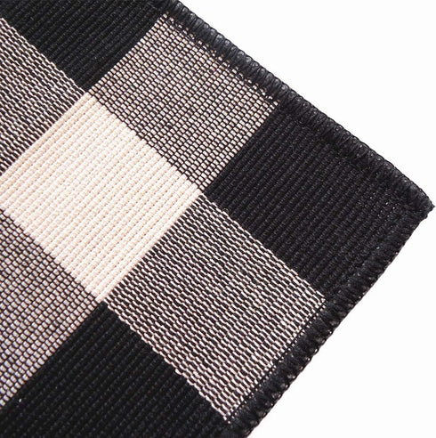 Levinis Cotton Placemats Set of 6- Durable Buffalo Check Place Mats for Kitchen Table- Easy to Care, Machine Washable...