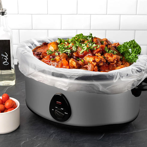 Slow Cooker & pot Liners Fits 7-8 Quarts, Extra Large Pot Liners SIZE: 13'' x 21'' x 4'' Inches, 4" Gusset Bottom, Extra Large Pot Liners, 20 pack...