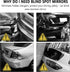 2PCS Car Blind Spot Mirror,360° Rotatable HD Wide Angle Convex Mirror for See Blind Area,Universal Car Accessories Frameless Blindspot Mirror for ...