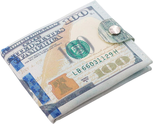 Minimalist Slim Wallet for Men- US Dollar Bill Wallet Credit Card Photo Holder Bifold- Zipper Design...