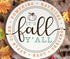 Large Fall Stencils for Painting on Wood 12”,Thanksgiving Stencil Round Hello Pumpkin Stencils Give Thanks Drawing Templates for Door Porch Hanger...