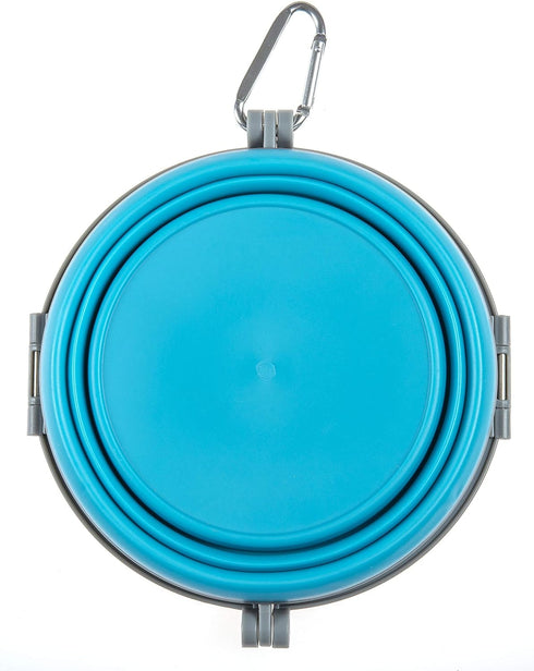 Loving Pets - Bella Roma Portable Travel Dog Bowl Collapsible Dog Food & Water Bowl (Blue, Medium)...