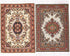 iLAND Miniature Dollhouse Accessories of Carpet for Dollhouse Furniture on 1/12 Scale and 3” - 12” Dolls, Woven Dollhouse Rugs 6” x 3.8” (2pcs Fra...