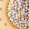 ToBeIT 100pcs Flower Ceramic Beads Craft Porcelain Bead Colorful Bead Set Chinese Handmade Spacer Ceramic Beads for Jewelry Making Necklace Bangle...