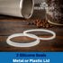 Cold Brew Filter for Mason Jar Wide Mouth Coffee Maker, UPGRADED Stainless Steel Mesh with 2 Silicone Seals (1 Quart 32 Ounces)...
