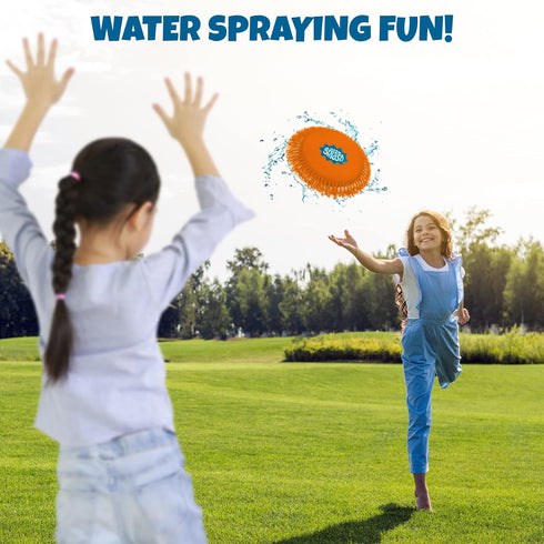 ArtCreativity Splash Water Flying Disc Toys, Set of 3, Water Splashing Frisbee for Kids in 3 Bright Colors, Backyard Games and Outdoor Summer Toys...
