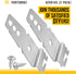 PartsBroz WP8269145 Dishwasher Bracket 8269145 (2-Pack) - Compatible With Whirlpool Dishwasher Mounting Bracket, KitchenAid, Kenmore, Maytag - Rep...