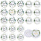 21 Pieces Bridal Buttons Wedding Party Button Pins Bridesmaid Pins Bride Family Gifts for Bachelorette Bridal Shower Party Supplies, 8 Designs...
