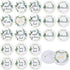 21 Pieces Bridal Buttons Wedding Party Button Pins Bridesmaid Pins Bride Family Gifts for Bachelorette Bridal Shower Party Supplies, 8 Designs...