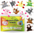 Animal Magnets Toy Set for Refrigerator, Fridge and Board Magnets, Plush Animal Toys (10-Piece Set)...