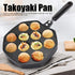 Takoyaki Grill Pan, 12 Cavities Takoyaki Maker Nonstick Coating Aluminum Cooking Baking Model Tool for Making Poffertjes Pancake Balls Desserts...