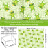 JarThenaAMCS 10 Sheet Cute Frog Wrapping Paper -Not Roll- Lotus Leaf Lotus Flower Gift Wrap Paper Bulk Green Folded Flat DIY Craft Paper for Birth...