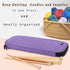 Teamoy Knitting Needles Case (Up to 14''), Travel Organizer Storage Bag for Knitting Needles, Tunisian Crochet Hooks and Accessories, Purple...