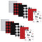 Hudson Baby Unisex Baby Cotton Flannel Burp Cloths Bundle, Buffalo Plaid Bear, One Size...