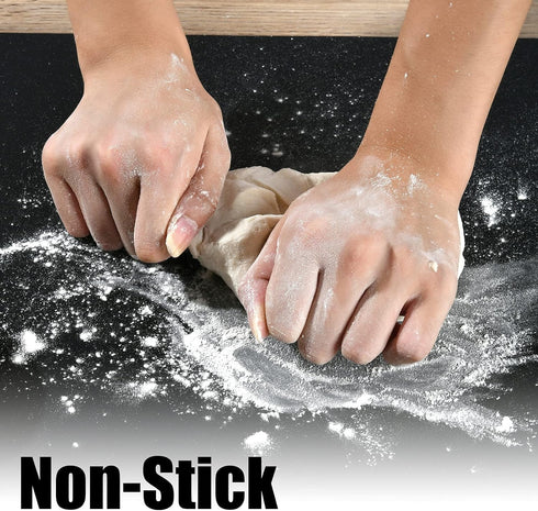 Thick Silicone Counter Mat Large 23.4"by15.6", Heat Resistant Mat for Kitchen Table/Countertop Protector/Non Stick Pastry Baking Mat Placemats, Si...
