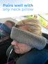 Travel Pillow Alternative Stops Bobbing | Airplane Head Straps and Car Support Band | Great on Travel Upright | Super Comfy Neck Support | Small &...