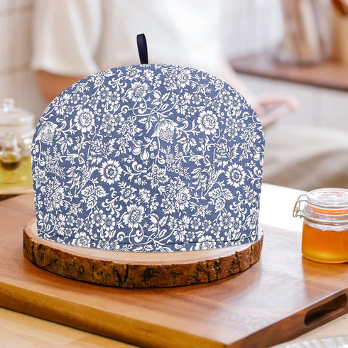 Healvian Tea Warmer Tea Cozy Teapot Cover Decorative Teapot Protector Teapot Warmer Insulation Tea Cozy Floral Cotton Polyester Wadding Cover Tea ...