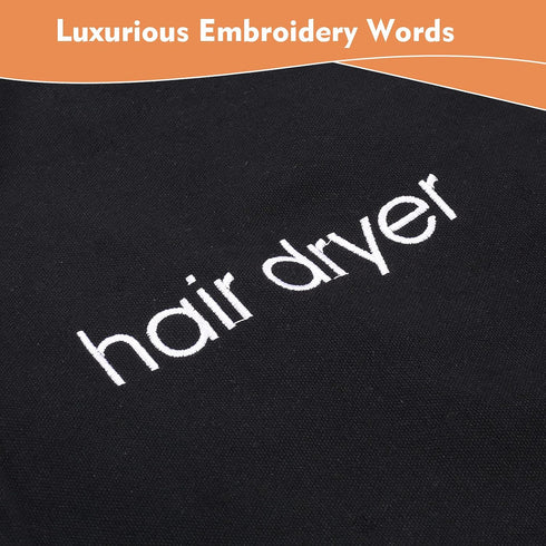 Hair Dryer Bags Drawstring Bag Container Hairdryer Bag for travel bathroom (Light Grey)...